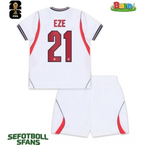 England Eberechi Eze #21 Hemmaställ Barn VM 2026 Kortärmad (+ Korta byxor)